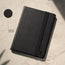 Black Genuine Leather Stand Case for iPad 10.2