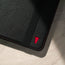 TORRO logo to the front of the Black Leather Stand Case for iPad 10.2