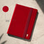 Red Genuine Leather Stand Case for iPad 10.2
