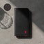 Black Genuine Leather (with Red Stitching) Stand Case for iPhone 11 Pro Max
