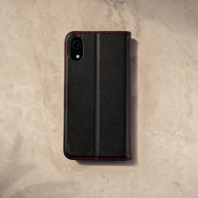 iPhone XR Leather Wallet Case with Stand function