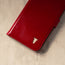 TORRO logo to the front of the Red Leather Stand Case for iPhone XS / X