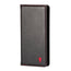Black Leather (with Red Stitching) Stand Case for iPhone 6/6S