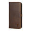 Dark Brown Leather Stand Case for iPhone X/XS