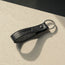 Contextual Front of Black Leather Keyring