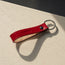 Contextual Front of Red Leather Keyring