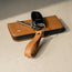 Tan Leather Keyring with matching TORRO phone case