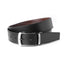 Reversible Leather Belt - Black