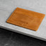 Front of the Tan Leather Credit Card Holder with 3 card slots