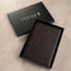 Dark Brown Leather A4 Notebook Cover in TORRO Gift Box