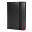Black with Red Stitching Leather iPad Case for Apple iPad (10th Gen)