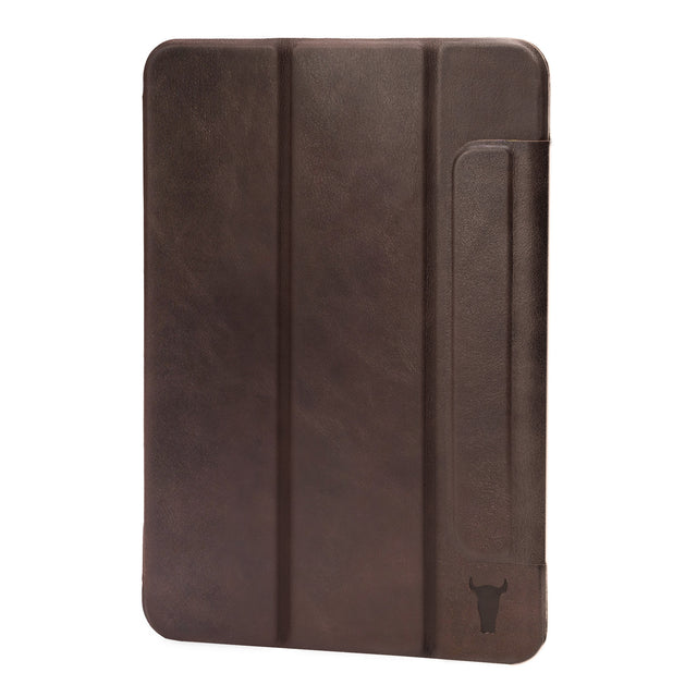 Dark Brown Leather Magnetic Case for Apple iPad (10th Gen)