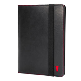 Black Leather (with Red Stitching) Case for iPad Air