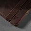 Close up of the Dark Brown Leather Case for iPad Mini 6th Generation (2021)