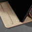 Multiple viewing angles of the Red Leather Case for iPad Mini 6th Generation (2021)