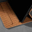 Multiple viewing angles of the Tan Leather Case for iPad Mini 6th Generation (2021)