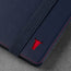 Close up of the Navy Blue Leather Case for iPad Pro 11-inch