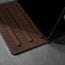 Raised steps in the Dark Brown Leather Case for iPad Pro 11-inch to allow multiple viewing angles