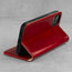 Stand feature of the Red Leather Stand Case for iPhone 11