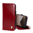 Red Leather Folio Case for iPhone 13