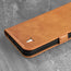 Tan Leather Folio Case for iPhone 13