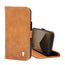 Tan Leather Folio Case for iPhone 13
