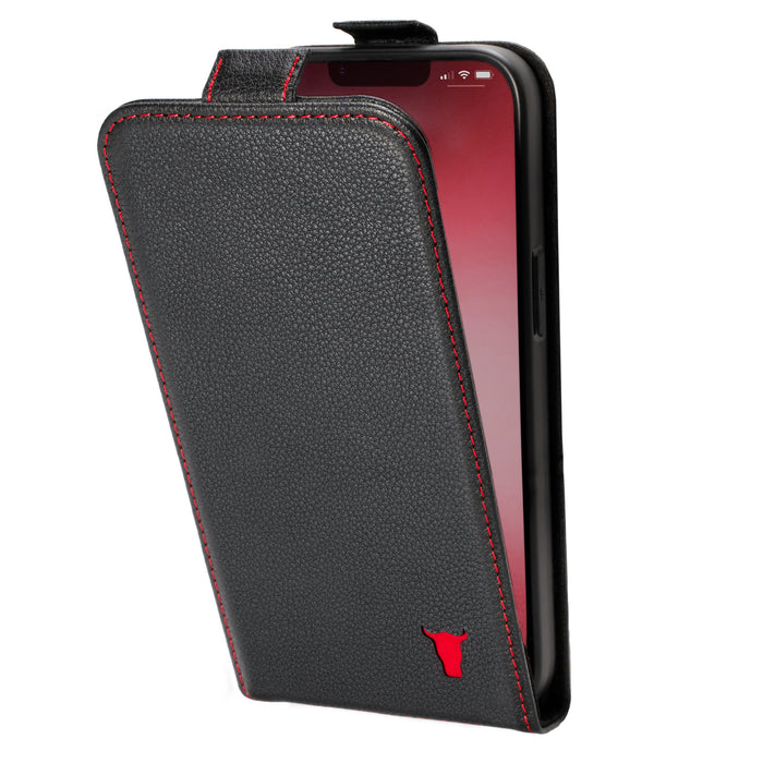 iPhone 14 Leather Case - Journey iPhone 14 Pro Max / Black