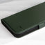 Close up of the Racing Green Leather Folio Case (MagSafe) for iPhone 14 Pro Max