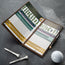 Golf scorecard in the Pro edition of the Dark Brown Leather Golf Scorecard Holder