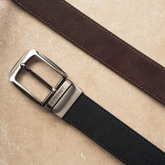 Reversible Leather Belt Strap