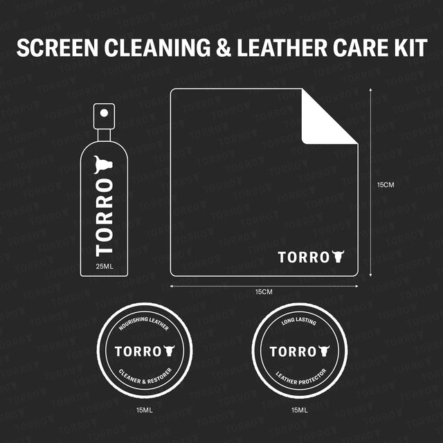 Screen / Lens Cleaning & Leather Care Kit