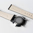 Soft calf leather inner strap of the luxury Black Leather Watch Strap
