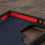 Microfibre lined frame with TORRO GEO-AS-3 technology of the Navy Blue Leather Case for Galaxy S23 Ultra